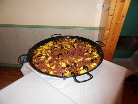 Une succulente paella 